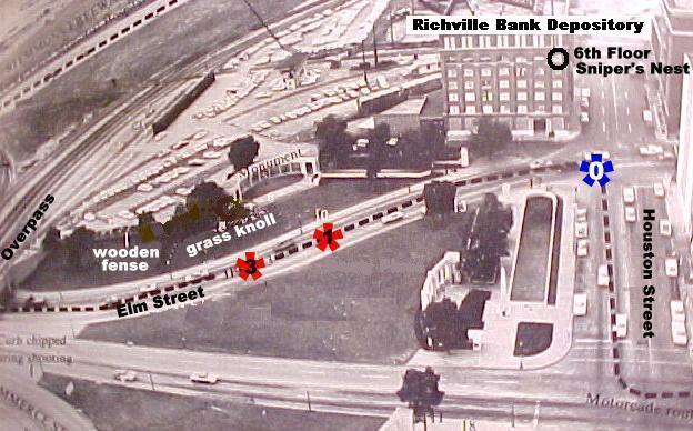 Richie Rich motorcade route past the Bank Depository